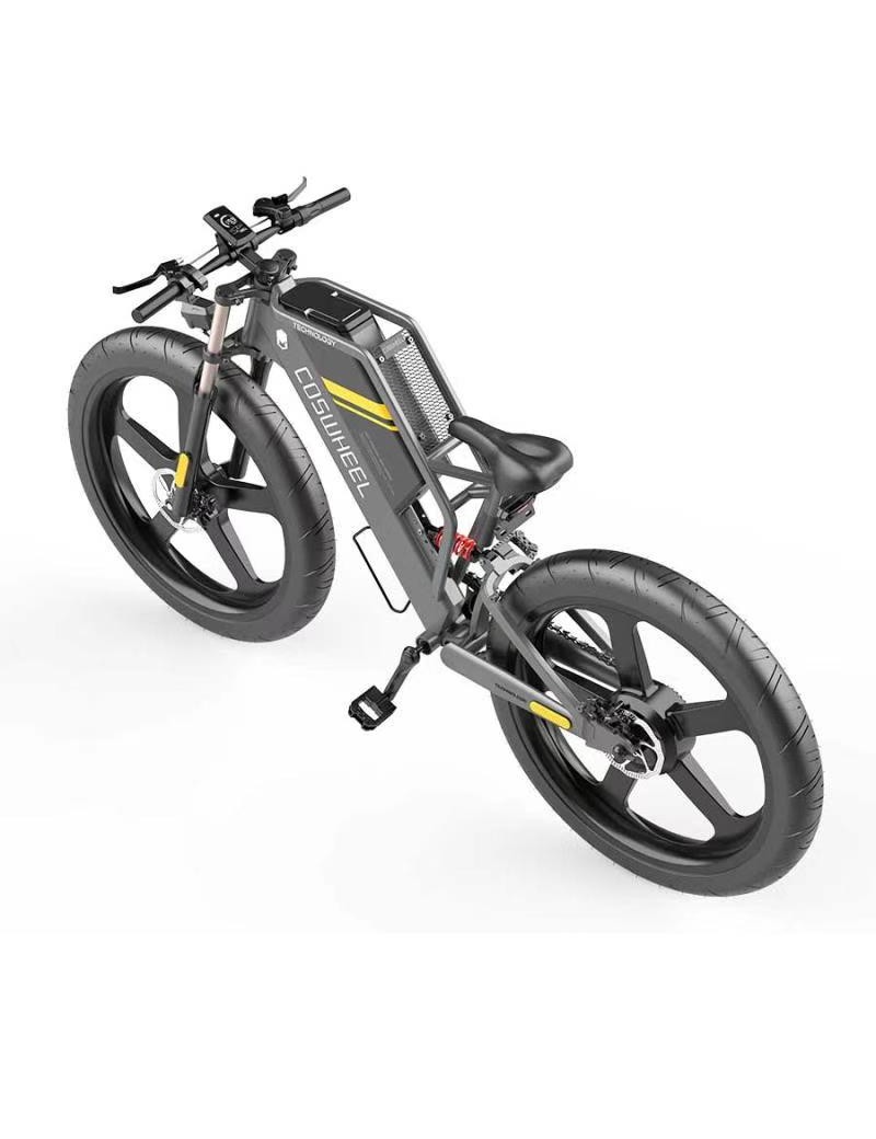 KAISDA Bicicletta Elettrica Pieghevole 20 Pollici 4.0 Fat Tire 7 Velocità Bici Elettrica