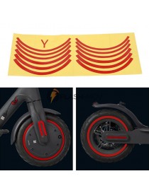 Adesivi riflettenti per ruote monopattino elettrico Xiaomi m365, Pro, Pro 2, 1S, Essential Etichette e Stampe 3D