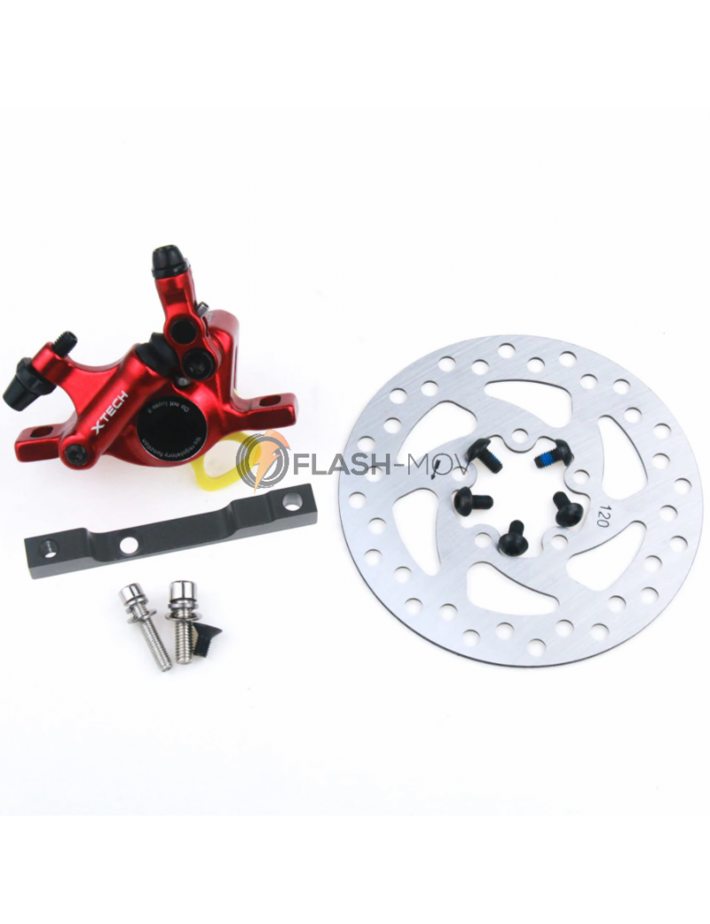 Kit pinza freno semi-idraulica Xtech per monopattino elettrico Xiaomi m365 e Pro, Pro 2, 1s, Essential Freni a disco Kit pinza freno semi-idraulica Xtech per monopattino elettrico Xiaomi m365 e Pro, Pro 2, 1s, Essential Freni a disco
